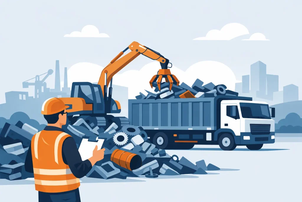 Commercial Scrap Metal Pickup That Saves Time