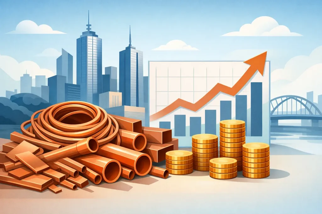 Copper Scrap Prices in Melbourne