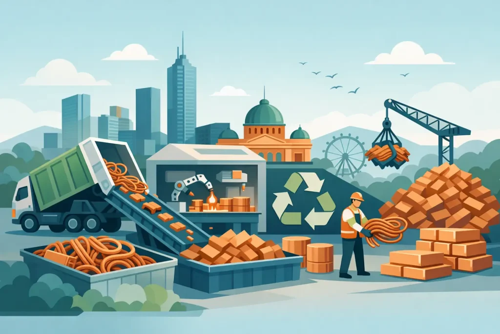 How Is Copper Recycled in Melbourne?