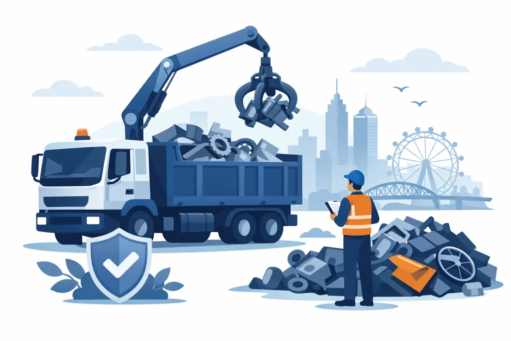 Insured Scrap Metal Collection in Melbourne