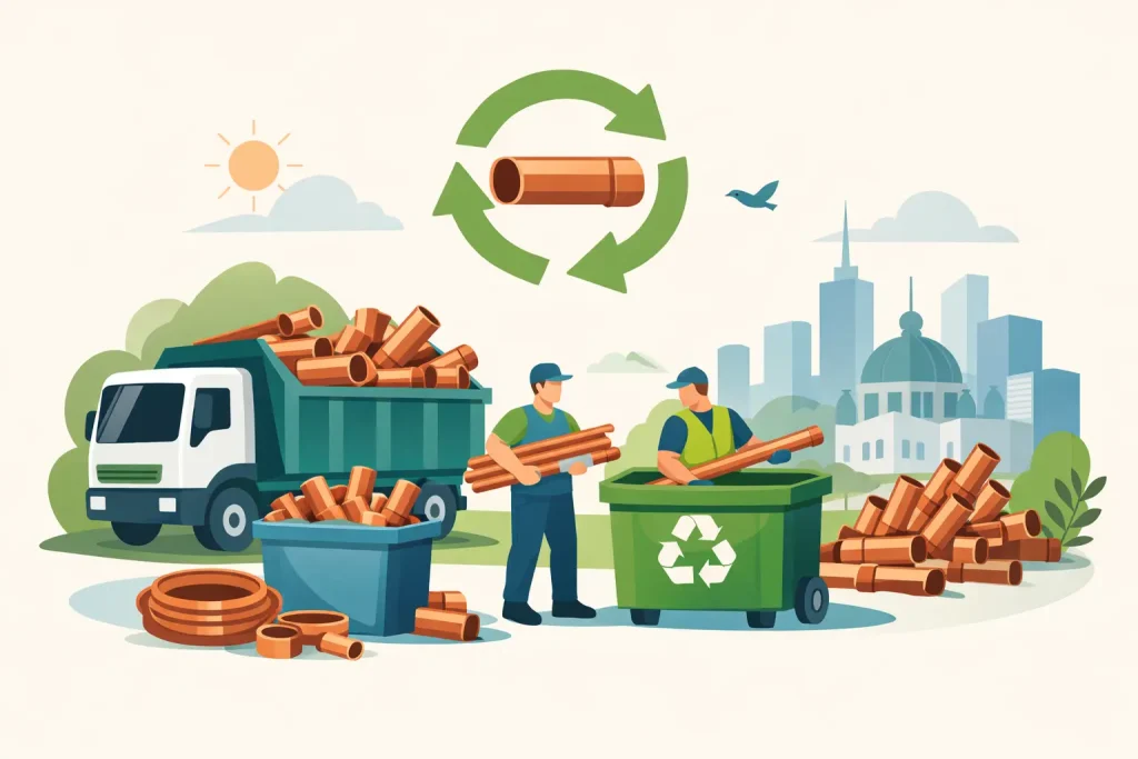 Recycle Copper Pipes Melbourne the Easy Way