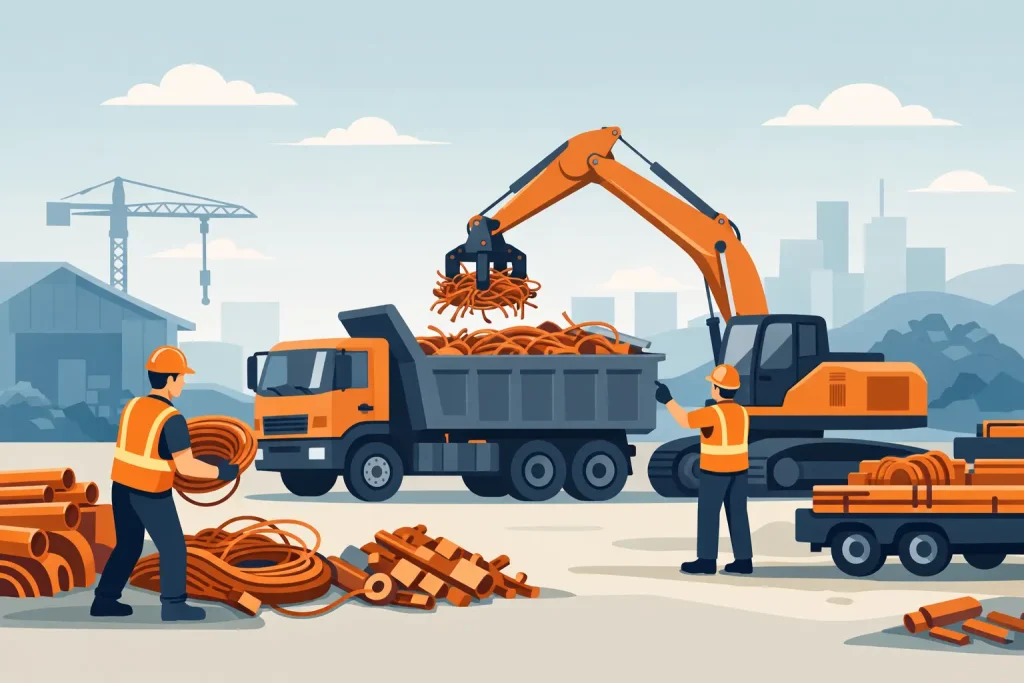 Scrap Copper Removal From Site Made Easy