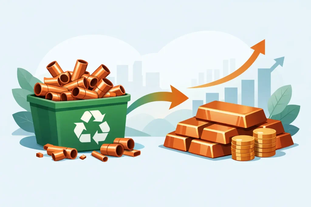 Recycling Copper Pipes for Better Returns